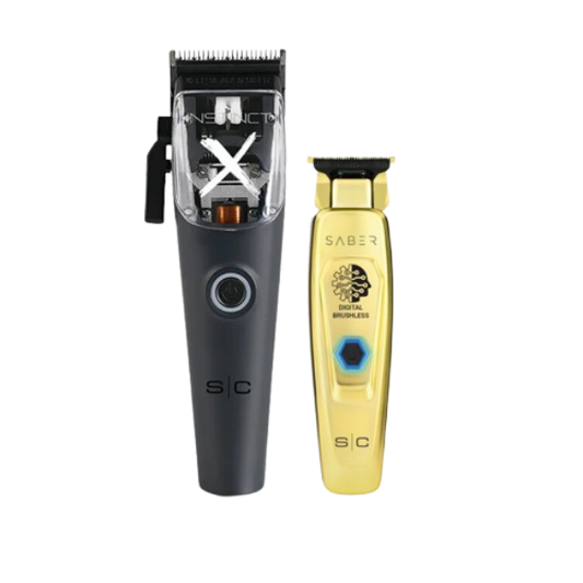 Instinct X Clipper + Gold Saber Trimmer Combo